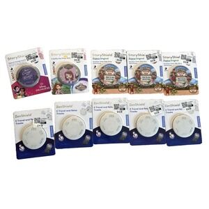 10 LOT NEW Storyphones Story Shields Disc Headphones Disney/ Dinosaur/ Travel